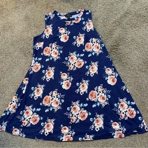 Fortune + Ivy Floral Sleeveless Dress 2X